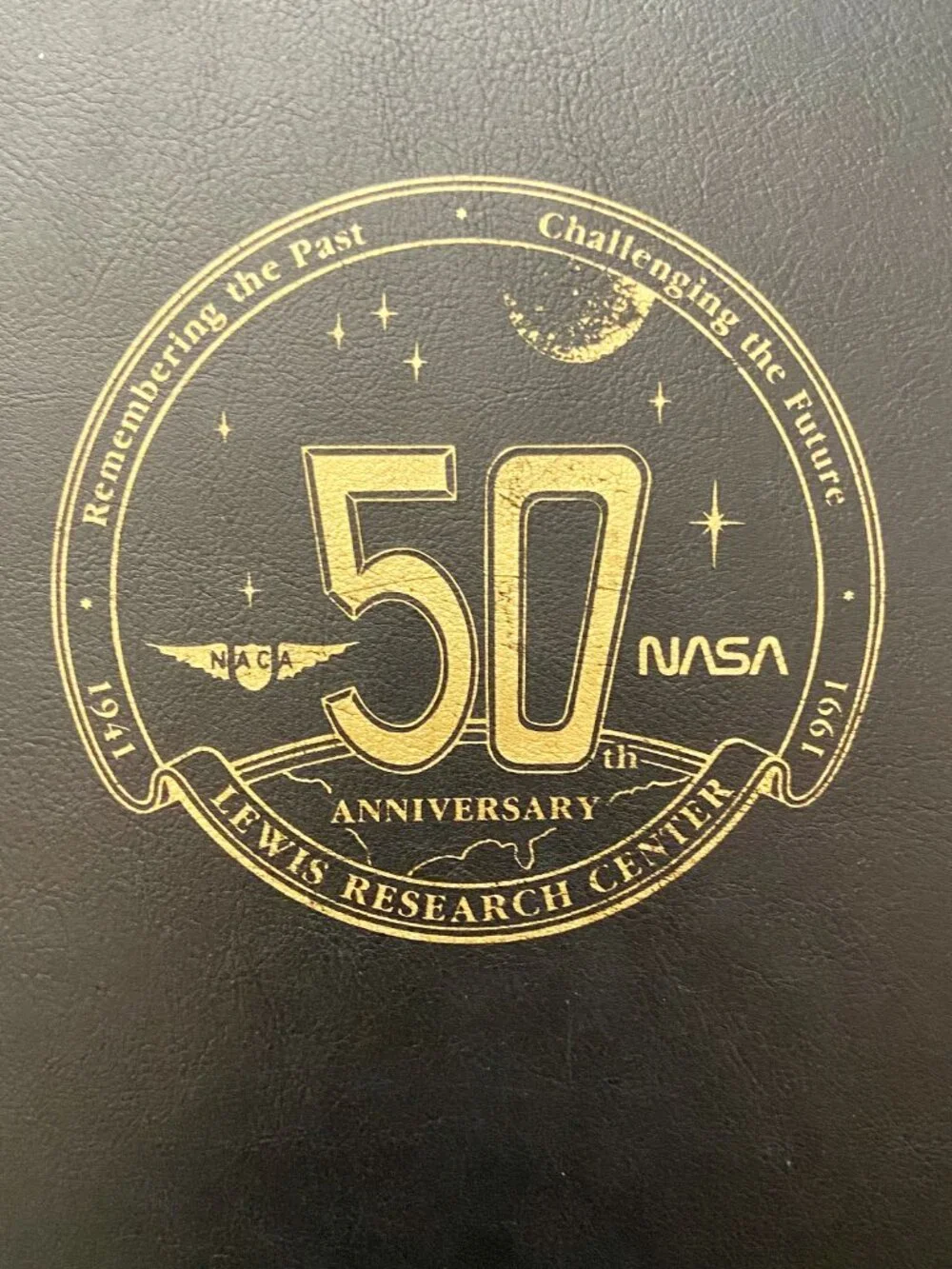VTG NASA Lewis Research Center 50th Anniversary Notepad Porfolio Binder Hozel